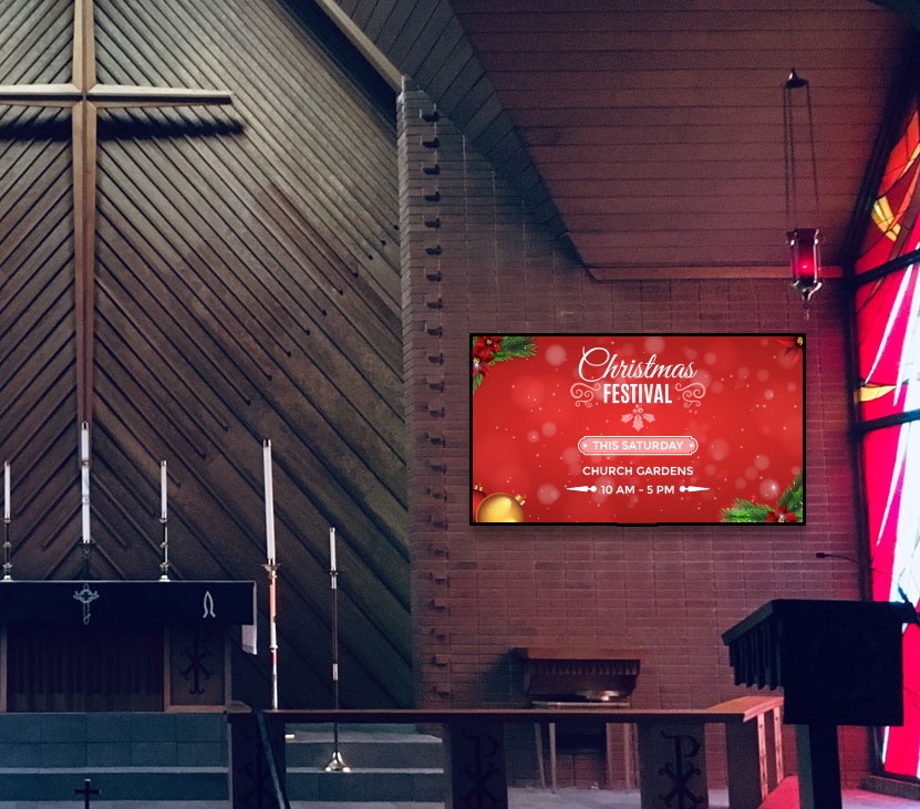 Church Digital signage