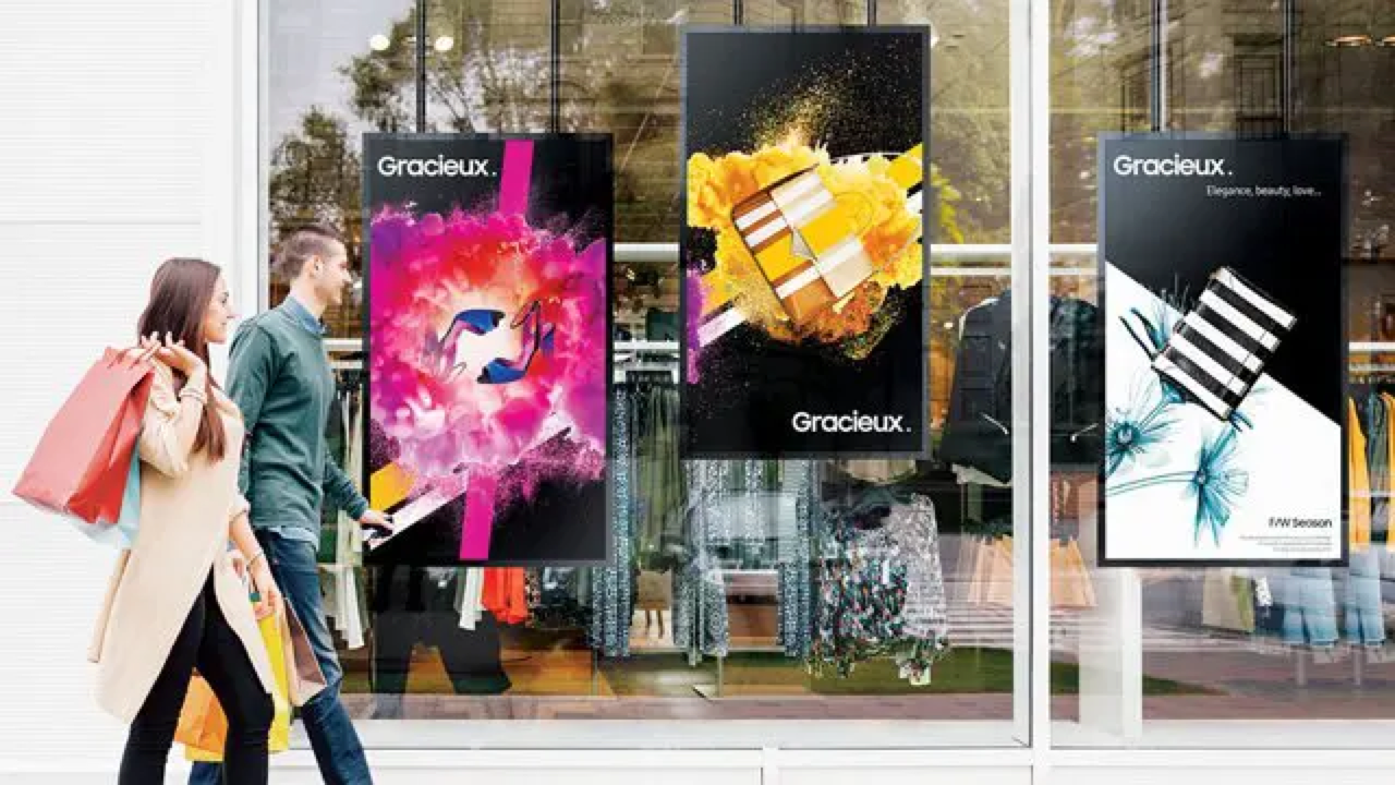 Window Digital Signage FOR STORES