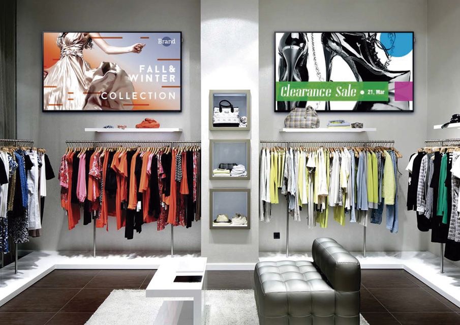 Digital Signage in retail stores