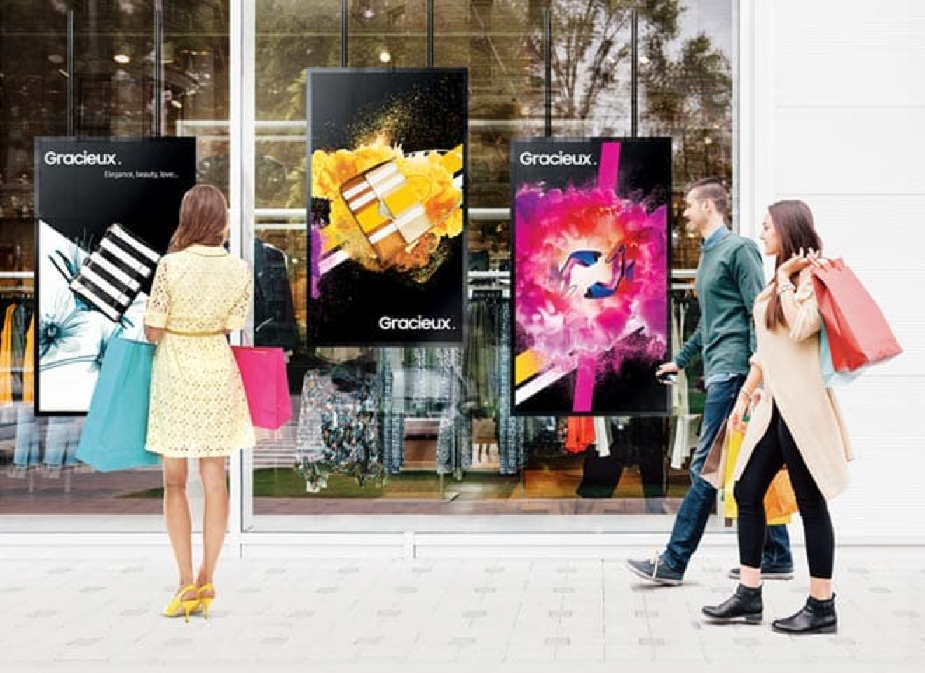 Digital Window Display for stores 