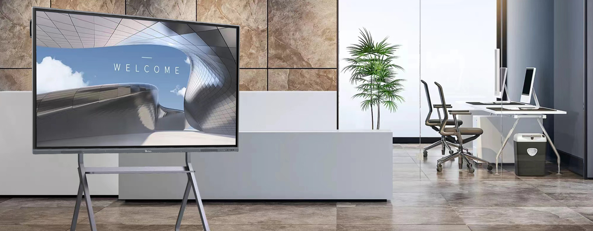 I series interactive flat panel in office
