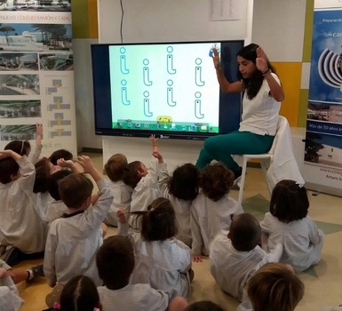 75inch Interactive Flat Panel in Spain